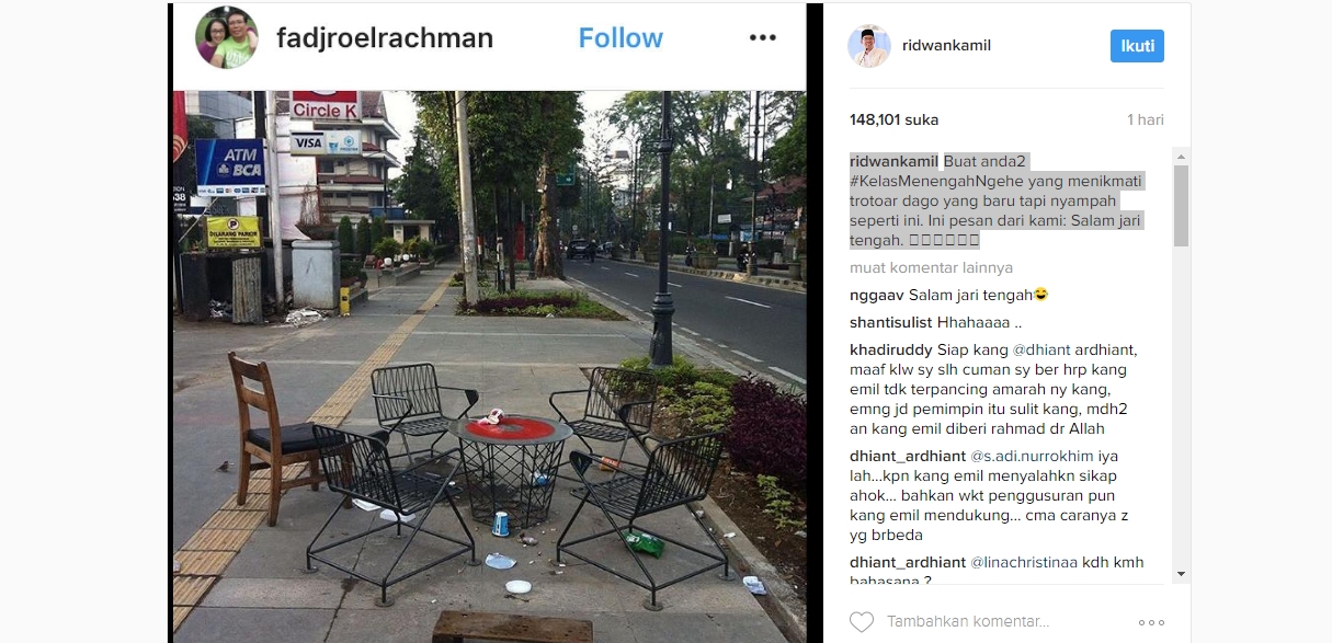 Ketika Ridwan Kamil Marah Dan Berikan Salam Jari Tengah Seram Ini